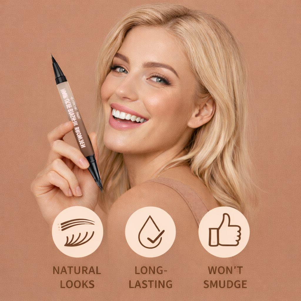 Waterproof Double-headed Eyebrow Pencil