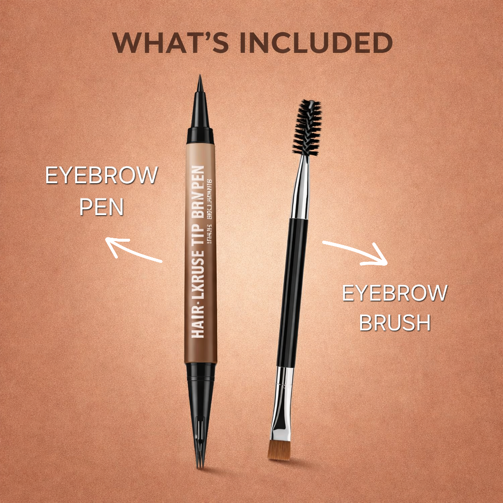 Waterproof Double-headed Eyebrow Pencil